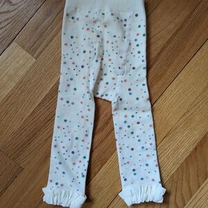 Polka Dot Ruffle Baby Tights